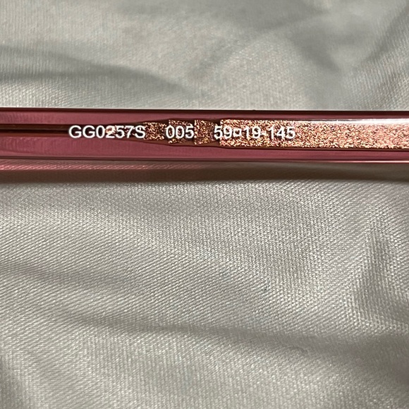 Pink Tinted Gucci Sunglasses - Picture 6 of 7